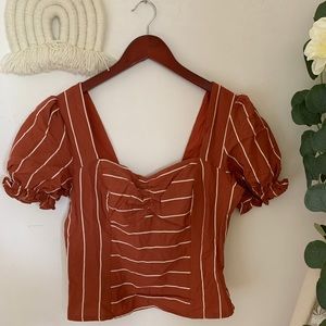 NWT Puff Sleeve Blouse